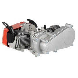 49cc 50cc 2-Stroke Racing Engine Motor,Pull Start Gasoline Engine & Single Cylinder Air-Cooling Bike Engine Kit for mini Dirt Bike,ATV or Scooter, Beach Bike