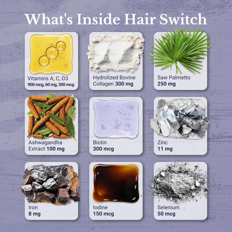 NATION HEALTH MD Hair Switch - Supplements for Hair and