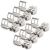 deleyCON 16x CAT6a Keystone Jack Module with 8x 2-Port DIN