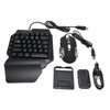 One Handed RGB Gaming Keyboard and Backlit Mouse Combo, USB
