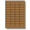 Label Planet® 40 Per Sheet, 5 Sheets (200 Brown Kraft
