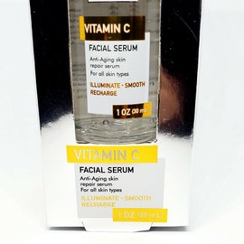Global Beauty Care Vitamin C Facial Serum, 1.0 Oz. Anti-Aging Skin Repair Serum
