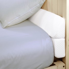 HOMBYS Wedge Pillow Headboard for Bed Gap,Foldable Bed Wedge Gap Filler Queen Size,Matterss Gap Filler,Multi Functional Bed Crack Pillow, Fill The Gap (0-7") Between Your Headboard and Mattress,White