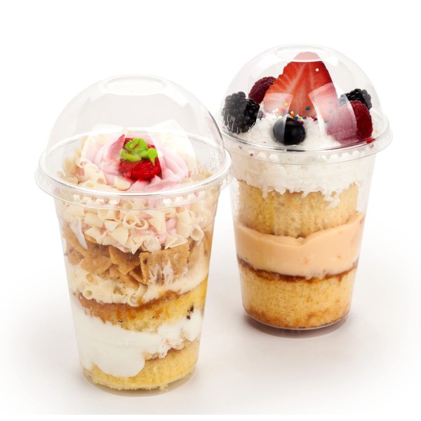 Golden Apple Golden Apple Cup series, 16oz-50sets Clear Plastic cups