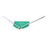 V Dipole Antenna SMA Female Interface Telescopic Antenna 78M‑415MHz FM