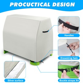 Beige Kids Water Table Cover for Step 2,Sand and Water Table Covers Waterproof,Outdoor Water Play Table Cover Fit Rain Showers Splash Pond Water Table