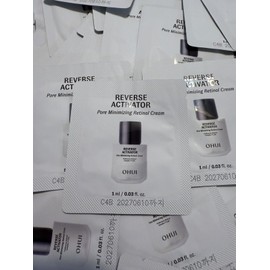 O HUI Reverse Activator Pore Minimizing Retinol Cream 1ml X 30 Pcs. Newest Vers