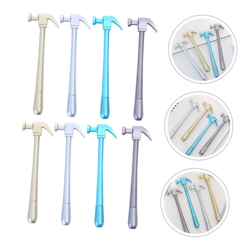 SEWACC 8pcs Hammer Shaped Student Sign Pens Comfortable Grip Smooth