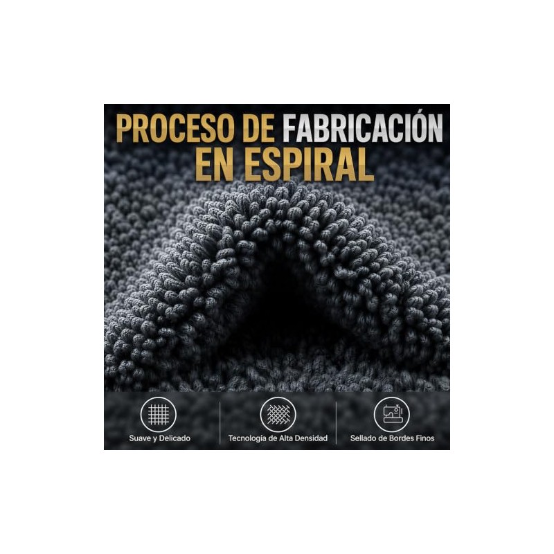 ASVEL 2 Piezas Toalla de Microfibra para Auto, 60 x