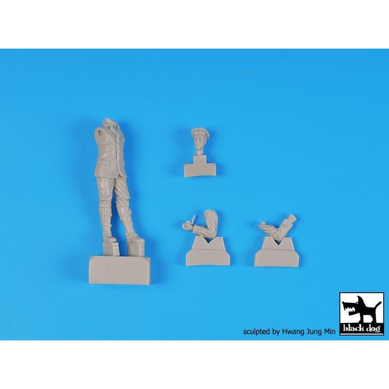Blackdog 1/35 Motorcycle Rider No.1 Resin Kit HAUF35256