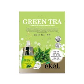 Ikel Essence Mask Pack 25ml x 1 Sheet - Green Tea 25-Variety Assortment Moisturizing, Hydration, Firming, Whitening / 이켈 에센스 마스크팩 25mlx1매-녹차 25가지 모음 보습 수분충전 탄력 미백