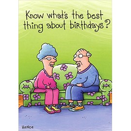 Best Thing About Birthdays: 100th - Oatmeal Studios Funny Birthday Card