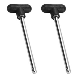 ArrogantF Weight Stack Pin, Weight Machine Pin Replacement, Pin Tensile 3/8" Diameter 5-1/2" Locking Space,Universal Fitness Equipment Gym Pin, for Home Gym Machine Parts & Accessories 2 Pcs