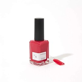 Sundays Non-Toxic Nail Polish, Glossy Shine Finish. No.14: Strawberry Red, Long Lasting, Vegan & Cruelty-Free, 1.7 oz