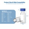 2mL Clear Autosampler Vials, HPLC & GC Sample Vials with