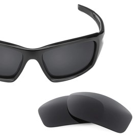 Revant Replacement Lenses Compatible With Oakley Valve, Polarized, Stealth Black