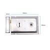 Traditional Rim Sashlock Polished Chrome Surface Mounted Lock 156 x