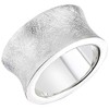 Vinani Design Ring Solid Brushed Simple 925 Sterling Silver 2RAT,