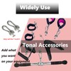 JILINWEI 1Pair Tonal T Lock Adapter with Snap Hooks, Stainless