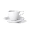 notNeutral Lino Porcelain Cup & Saucer Espresso 3 oz (White,