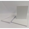 Stella Crafts 25 Pack 5" x 7" Pre-Creased Scalloped White