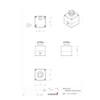 Emergency Stop/Emergency Stop Button in Housing with 2 Opener Elements