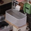 1:12 Scale Dollhouse Miniature Storage Basket, Plastic Laundry Basket, Bathroom