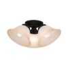 Livex Lighting Wynnewood 3 Light Black Ceiling Mount