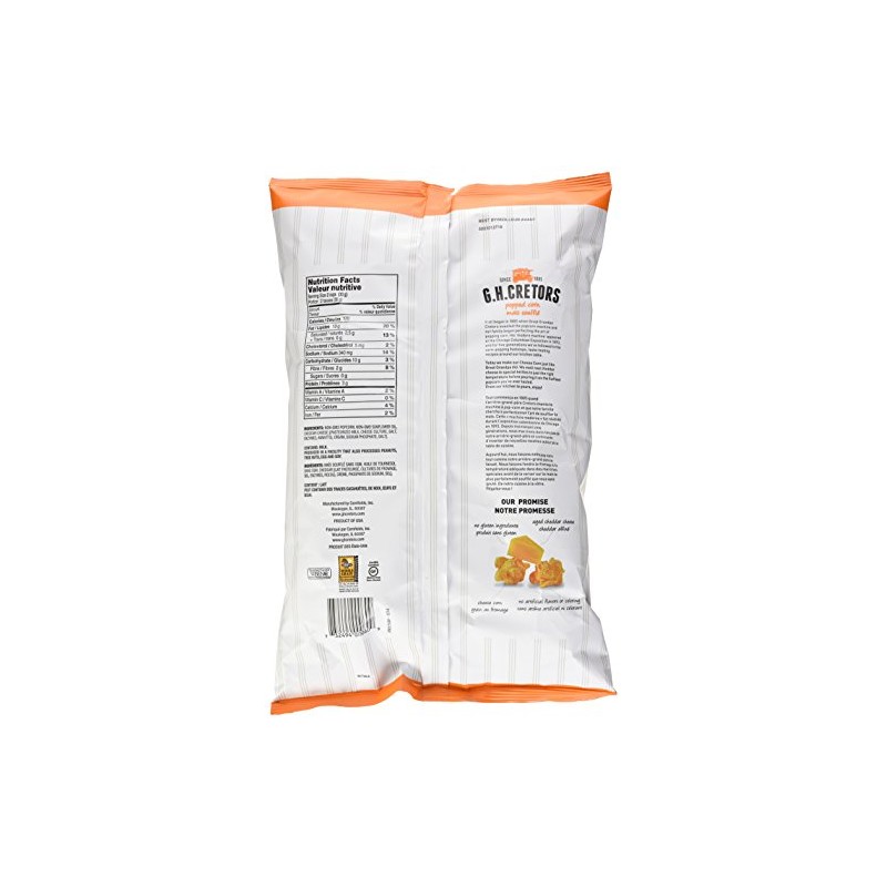 GH Cretors Popcorn Just Cheese, 6.5 oz 3 pk