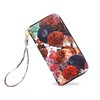 LOVESHE Women's Wallet RFID Blocking Bohemian style Credit Card Zip