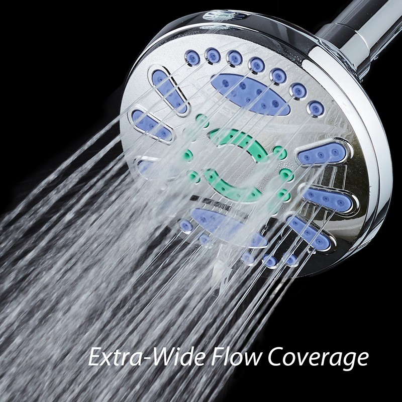 AquaStar Elite High-Pressure 6-setting Extra-Large Luxury Spa Shower Head with