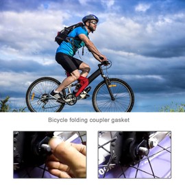 EMSea Pack of 12 M8 M10 Bicycle Hub Hook Washer Seal Metal Bicycle Hub Bracket Clip Safety Disc Bicycle Safety Front Wheel Hub Washer Safety Washers