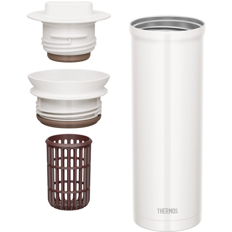 Thermos TTD-1000 WH Stainless Steel Pot with Tea Pack Holder