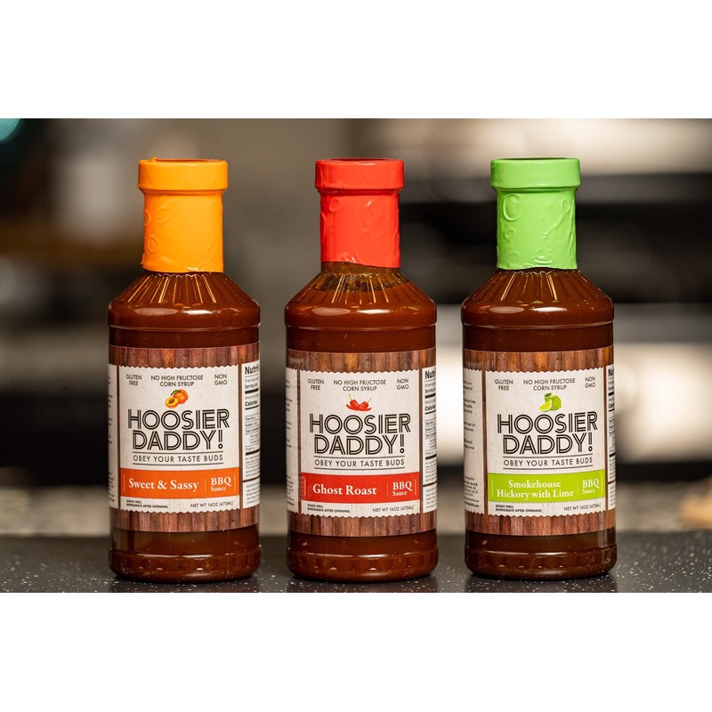 Hoosier Daddy BBQ Sauce Ghost Roast 16oz
