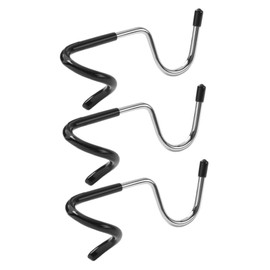 Totority 3pcs Steel Camping Hooks Multi Function Outdoor Pole Hooks for Lights Hats and Bags Portable Slide Design for Home and Garden Use