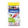 Pelikan 50700028 Crayones Jumbo Redondos Bote con 28 pzs, Multicolor