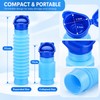 Portable Urinal Bottle 2 Pack for Travel – 750ml Shrinkable