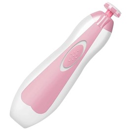 Lima Eléctrica para Uñas de Bebé con Luz LED – Juego de 6 Cabezales Suaves para Recién Nacido y Niños – Silenciosa, Segura y Portátil – Manicura Infan