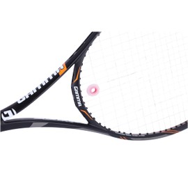GAMMA Shockbuster Ring Tennis Racket Dampener, Easy-to-Install Tennis Dampener with Zorbicon Gel Technology Minimizes Vibration During Prolonged Use, Red and Black, Pack of 2