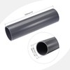 sourcing map PVC Rigid Round Pipe 81.4mm ID 90mm OD