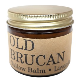 Old Brucan: Grass-fed Beef Tallow Balm | Organic Skin Care | Handmade Natural Lotion | 2 fl oz (Lavender)