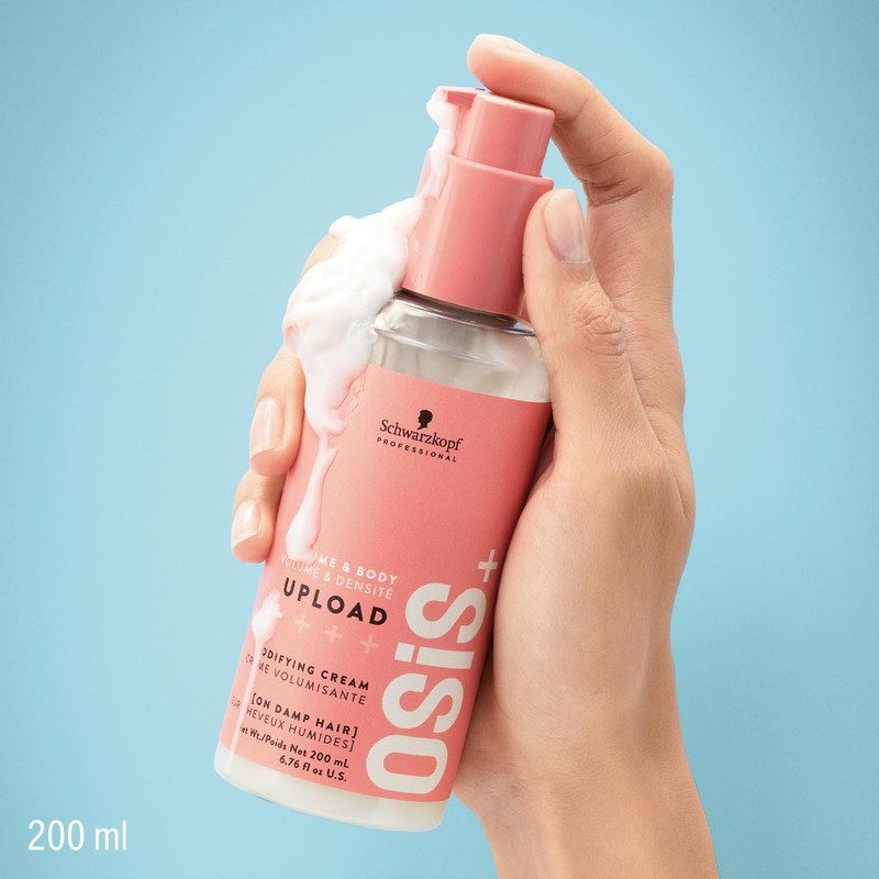 Schwarzkopf Professional OSiS Upload Bodifying Hair Cream Anti Static Heat