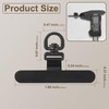 YFWE Phone Tether Tab, 360° Rotatable Ultra-thin 0.2mm, Universal Stainless