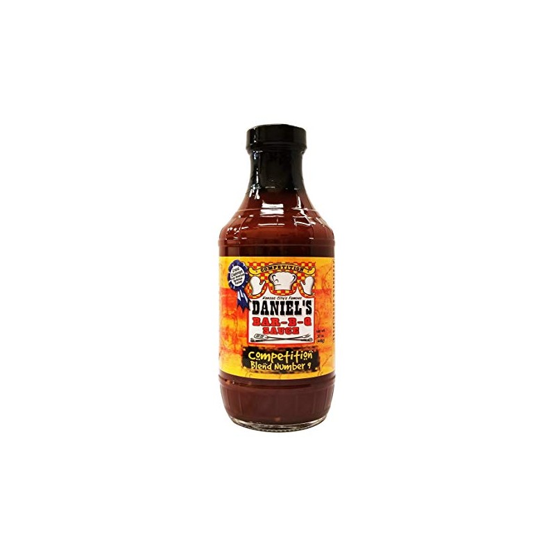 Daniel's Bar-B-Q Competition Blend #9 BBQ Sauce, 16.0 Ounce -