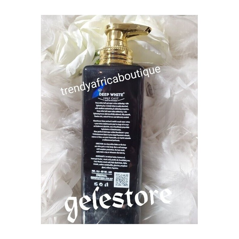 DEEPWHITE Deep White Half-C face & Body Lotion. Spf 50.