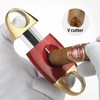 Cigar Cutter V Cut Stainless Steel Blade Cigar Cutter Guillotine