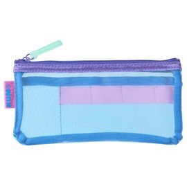 Raymay Fujii KM1422A Pencil Case, KUM Lamesh Pen Case, Pencil Case, Blue