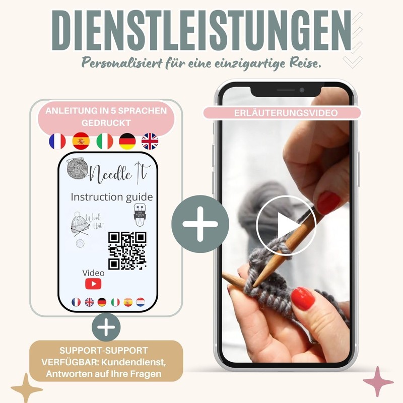 Needle It® - Complete Knitting Set for Beginners with Knitting