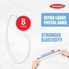 Extra Large 8-Inch Big Postal Rubber Bands | Heavy-Duty Biodegradable