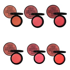 Saniye Rubor Blush Larga Duración. Profesional Con Espejo